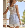 Топ с кружевом и вышивкой Mia-Amore DOMINICANA 1415, Цвет: голубой, Размеры: S, изображение 2