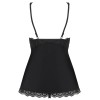 Бэби-долл с трусиками Obsessive ARISHA BABYDOLL, Цвет: черный, Размеры: L/XL, изображение 4