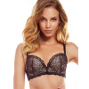 Бюстгальтер балконет с пуш-ап Esotiq PRETTI 36455 черный/бежевый, Цвет: черный/бежевый, Размеры: 80C