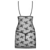 Сексуальная сорочка с трусиками Obsessive JENNIFAIRY CHEMISE, Цвет: черный, Размеры: S/M, изображение 4