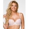 Бюстгальтер балконет пуш-ап с кружевной спинкой Alles ASTRA P-UP, Цвет: пудровый, Размеры: 70D, изображение 3