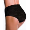 Кружевные бесшовные трусы слипы Julimex BELLIE MAXI черный, Цвет: черный, Размеры: S, изображение 2