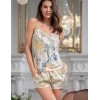 Шелковый комплект с шортами Mia-Amore LUCIANNA 3532, Цвет: мультиколор, Размеры: S, изображение 3