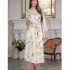 Длинный шелковый халат-кимоно  Mia-Amore LUCIANNA 3539, Цвет: мультиколор, Размеры: L/XL