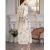 Длинный шелковый халат-кимоно  Mia-Amore LUCIANNA 3539, Цвет: мультиколор, Размеры: L/XL, изображение 2