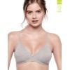 Хлопковый бюстгальтер без косточек Infiore SMART FUNKY 853 grigio melange, Цвет: grigio mel (серый), Размеры: 80B, изображение 4