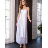 Длинная атласная сорочка Mia-Mia EVELIN 17538 белый, Цвет: белый, Размеры: 2XL