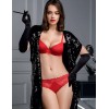 Модный комплект пуш-ап гель и бразилиана Mioocchi SELESTE 756666, Цвет: rosso, Размеры: 65B
