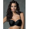 Бюстгальтер балконет пуш-ап Alles DIANA 01 P-UP bardotka черный, Цвет: черный, Размеры: 75C