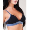 Бюстгальтер спортивный со съемными вставками Opium B-16, Цвет: черный, Размеры: 70B, изображение 2