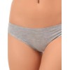 Трусы бразилиана хлопковые Sielei I PERFETTI 1247 BRASILIANA grigio melange, Цвет: grigio melange, Размеры: XS