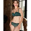 Комплект бандо пуш-ап и бразилиана Mioocchi CHARISMA 758282 verde, Цвет: verde (зеленый), Размеры: 85D