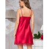 Сорочка атласная Mia-Amore MARISIA 8580 красный, Цвет: красный, Размеры: S, изображение 2