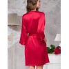 Атласный халат кимоно Mia-Amore MARISIA 8583 красный, Цвет: красный, Размеры: XS, изображение 2