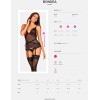 Корсет с трусиками Obsessive BONDEA CORSET, Цвет: черный, Размеры: S/M, изображение 5