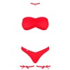 Новогодний эротический комплект Obsessive KISSMAS SET, Цвет: красный, Размеры: S/M, изображение 3