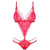 Эротическое боди Obsessive LOVLEA TEDDY, Цвет: красный, Размеры: L/XL, изображение 3