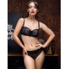 Модный комплект фашия и бразилиана Mioocchi JOSEPHINE 758784/85 nero, Цвет: nero (черный), Размеры: 85D