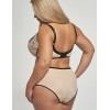 Трусы слипы высокие Kris Line SALMAH high waist, Цвет: бежевый с черным, Размеры: M, изображение 2