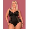 Соблазнительное боди Obsessive AMALLIE TEDDY, Цвет: черный, Размеры: S/M, изображение 3
