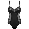 Соблазнительное боди Obsessive AMALLIE TEDDY, Цвет: черный, Размеры: S/M, изображение 4