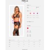 Эротический комплект с поясом Obsessive FIRELLA SET, Цвет: черный, Размеры: S/M, изображение 5