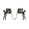 Наручники для игр Obsessive SHELLE KAJDANKI, Цвет: черный, Размеры: UN, изображение 3