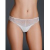 Кружевные трусы стринги Milavitsa 260470 белый, Цвет: белый, Размеры: S