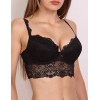 Кружевное бюстье пуш-ап Orhideja 563-345 черный, Цвет: черный, Размеры: 75E