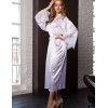 Длинный атласный халат кимоно Mia-Mia EVELIN 17539 белый, Цвет: белый, Размеры: S/M, изображение 3