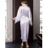Длинный атласный халат кимоно Mia-Mia EVELIN 17539 белый, Цвет: белый, Размеры: S/M, изображение 2