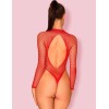Соблазнительное боди Obsessive B 126, Цвет: красный, Размеры: XL/2XL, изображение 2