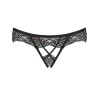 Эротические трусики Obsessive MESHLOVE PANTIES CROTCHLESS, Цвет: черный, Размеры: S/M, изображение 3