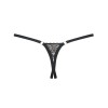 Эротические трусики Obsessive MESHLOVE MESHLOVE CROTCHLESS THONG, Цвет: черный, Размеры: L/XL, изображение 4