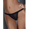 Трусы стринги Sermija 123-09-S чёрный, Цвет: чёрный, Размеры: L