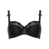 Бюстгальтер полумягкий Sermija 147-12-L черный, Цвет: черный, Размеры: 90F, изображение 3