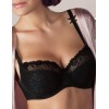 Бюстгальтер полумягкий Sermija 147-12-L черный, Цвет: черный, Размеры: 90F