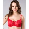 Бюстгальтер балконет мягкий Sermija 173-16-L красный, Цвет: красный, Размеры: 70F, изображение 4