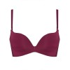 Бесшовный бюстгальтер планж пуш-ап без косточек Esotiq DATE 38323 бургундское вино, Цвет: бургундское вино, Размеры: 75C, изображение 3