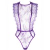 Cексуальное кружевное боди Beauty Night EMILIANA TEDDY фиолетовый, Цвет: фиолетовый, Размеры: S/M, изображение 3