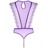 Cексуальное кружевное боди Beauty Night EMILIANA TEDDY фиолетовый, Цвет: фиолетовый, Размеры: S/M, изображение 4