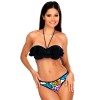 Раздельный купальник бандо с пуш-ап Lorin L2382/1, Цвет: черный, Размеры: 75D