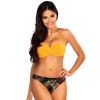 Раздельный купальник бандо с пуш-ап Lorin L2384/1, Цвет: желтый, Размеры: 70B