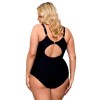 Слитный купальник майо Lorin L4386/1 BIG, Цвет: черный, Размеры: 85C, изображение 2