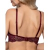 Бюстгальтер балконет пуш-ап Nipplex BENITA P-UP, Цвет: бургундское вино, Размеры: 65D, изображение 2