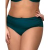 Трусы пляжные с драпировкой Ava SF13/3 изумруд, Цвет: изумруд, Размеры: S