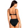 Раздельный купальник пуш-ап с высокими плавками Lorin L2380/1, Цвет: черный, Размеры: 70B, изображение 2