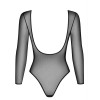 Полупрозрачное боди Obsessive B123 TEDDY, Цвет: черный, Размеры: S/M, изображение 4