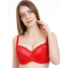 Бюстгальтер полумягкий Simona M 900 красный, Цвет: красный, Размеры: 75E, изображение 7