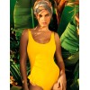 Совместный купальник с открытой спиной Lorin L4407/1, Цвет: желтый, Размеры: S, изображение 3